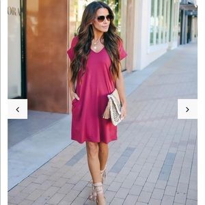 Pocketed T-Shirt Dress -New With Tags!